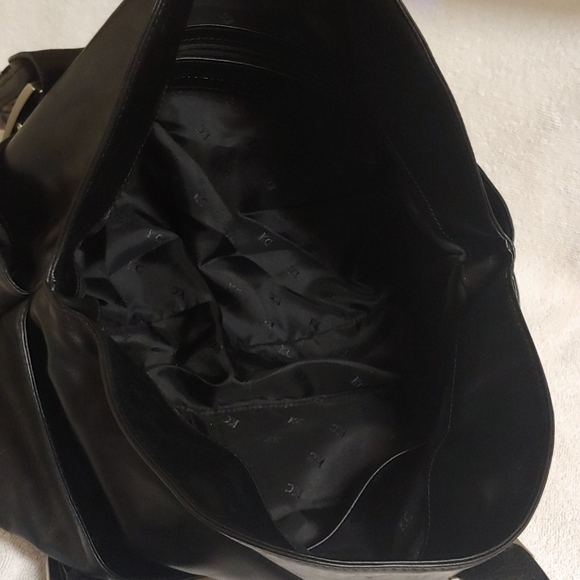 NWOT Kenneth Cole NY black leather bag - Picture 13 of 16